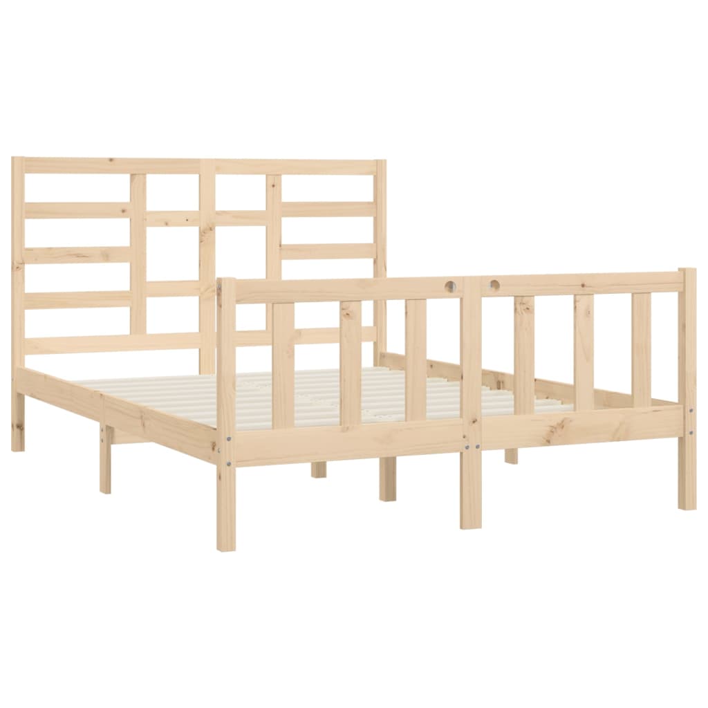 Giroletto Senza Materasso 160x200 Cm In Legno Massello Di Pino - Image 4
