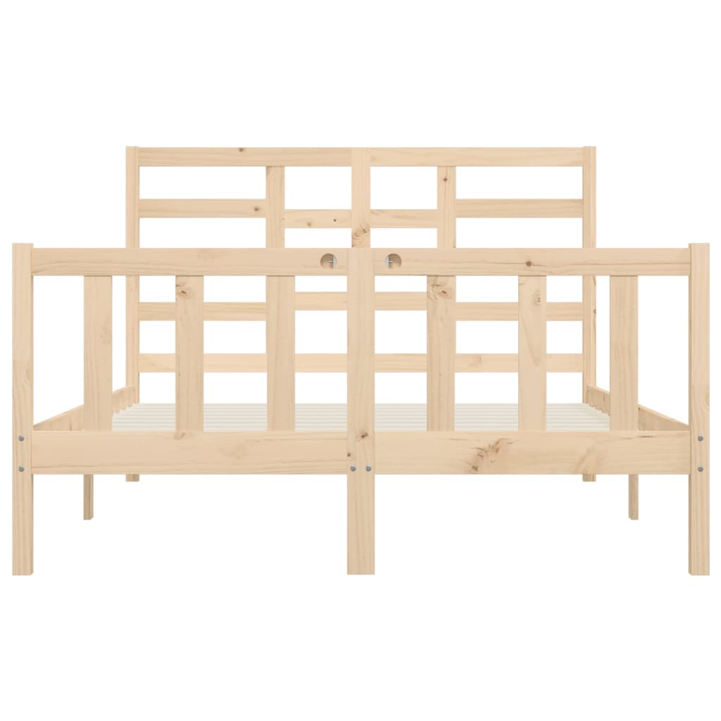 Giroletto Senza Materasso 160x200 Cm In Legno Massello Di Pino - Image 5