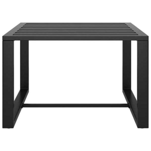 Set Divani Da Giardino 3 Pz Con Cuscini In Alluminio Antracite - Image 6