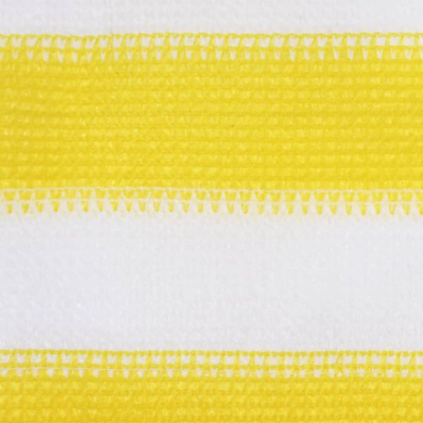 Paravento Da Balcone Giallo E Bianco 90x300 Cm In Hdpe - Image 3
