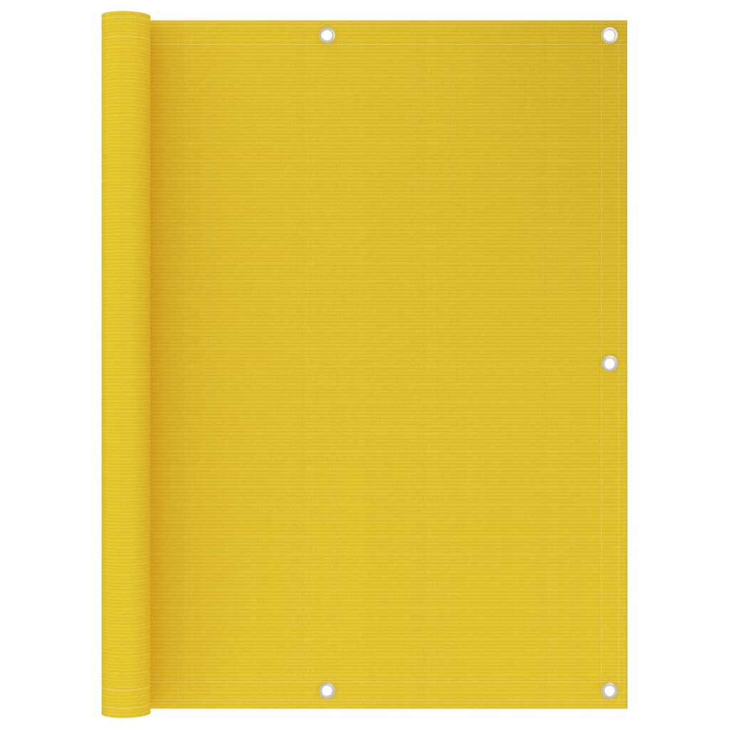 Schermo Frangivista Per Balcone Giallo 120x500 Cm In Hdpe