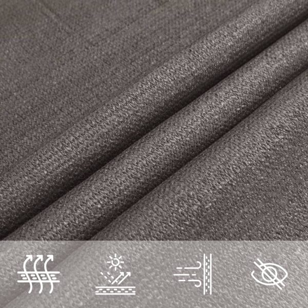 Vela Parasole 160 G/m² Antracite 2,5x4,5 M In Hdpe - Image 5