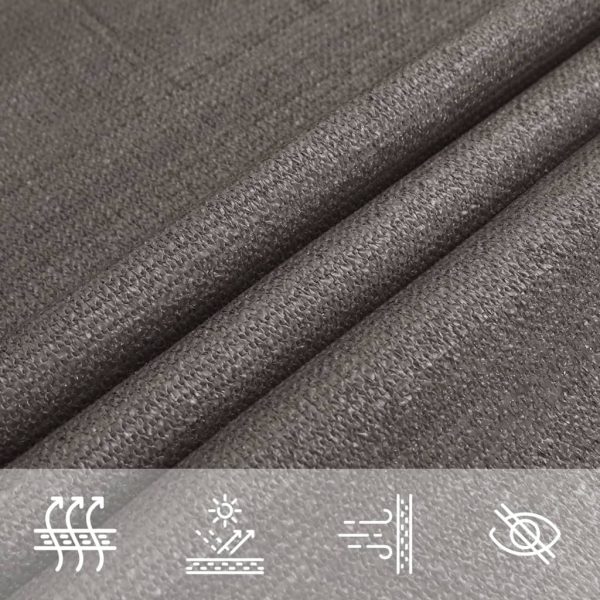 Vela Parasole 160 G/m² Antracite 5x5x6 M In Hdpe - Image 5