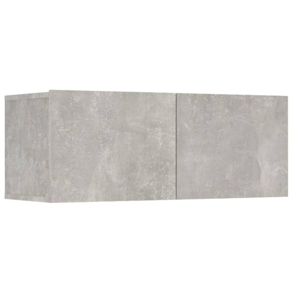 Set Di Mobili Porta Tv 6 Pz Grigio Cemento In Legno Multistrato - Image 6