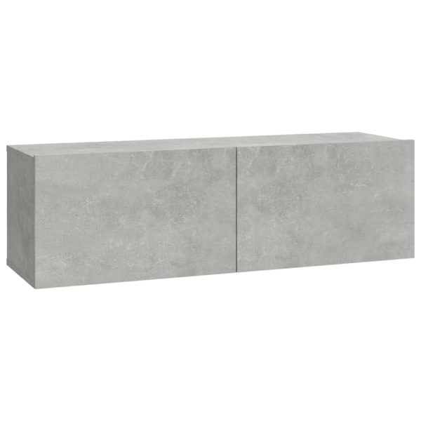 Set Di Mobili Porta Tv 6 Pz Grigio Cemento In Legno Multistrato - Image 6