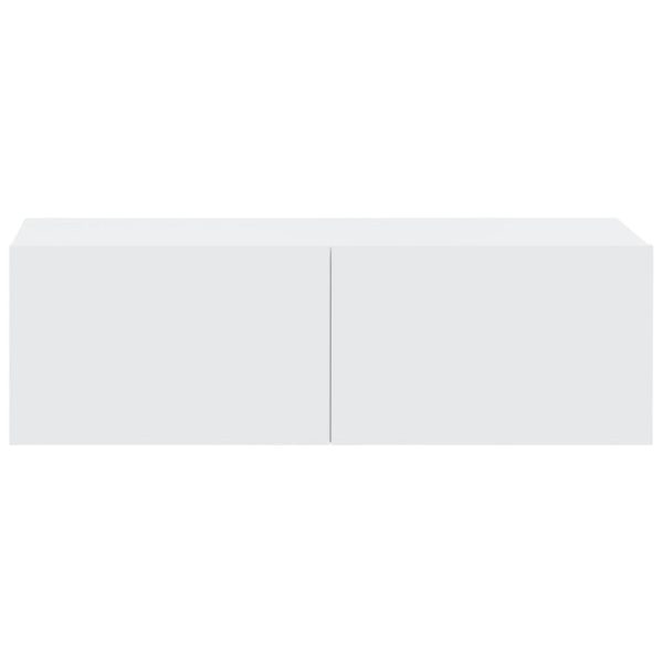 Set Mobili Porta Tv 3 Pz Bianco In Legno Multistrato - Image 6