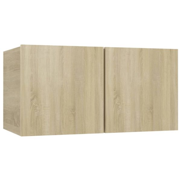 Set Mobili Porta Tv 8pz Rovere Sonoma In Legno Multistrato - Image 5