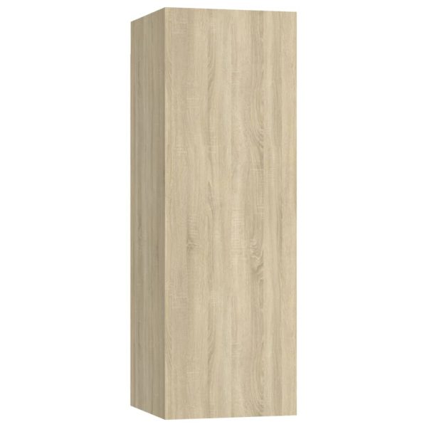 Set Mobili Porta Tv 8pz Rovere Sonoma In Legno Multistrato - Image 6
