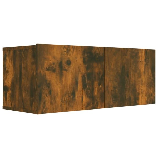 Set Di Mobili Porta Tv 7 Pz Rovere Fumo In Legno Multistrato - Image 6
