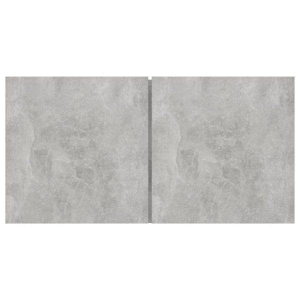 Set Di Mobili Porta Tv 4 Pz Grigio Cemento In Legno Multistrato - Image 6