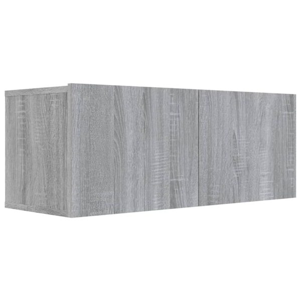 Set Di Mobili Porta Tv 7 Pz Grigio Sonoma In Legno Multistrato - Image 5