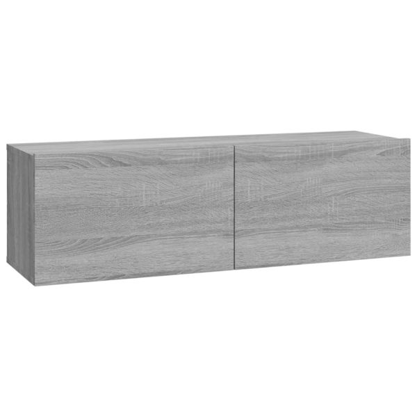 Set Di Mobili Porta Tv 6 Pz Grigio Sonoma In Legno Multistrato - Image 5