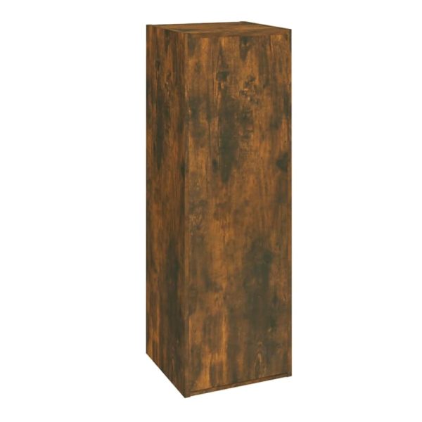 Set Di Mobili Porta Tv 4 Pz Rovere Fumo In Legno Multistrato - Image 5