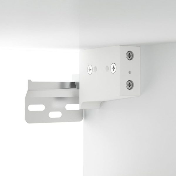 Set Di Mobili Porta Tv 4 Pz Bianco In Legno Multistrato - Image 5