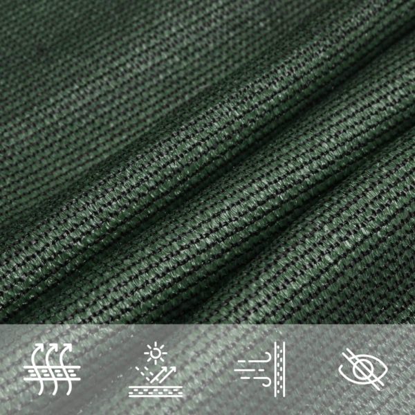 Vela Parasole 160 G/m² Verde Scuro 3/4x2 M In Hdpe - Image 5
