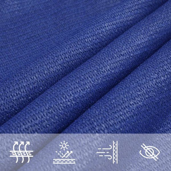Vela Parasole 160 G/m² Rettangolare Blu 3x4 M In Hdpe - Image 5