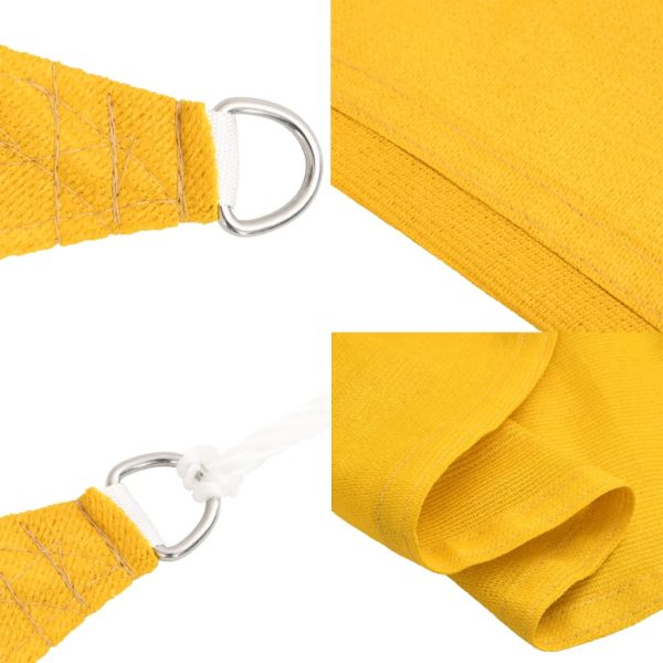 Vela Parasole 160 G/m² Quadrata Giallo 5x5 M In Hdpe - Image 6