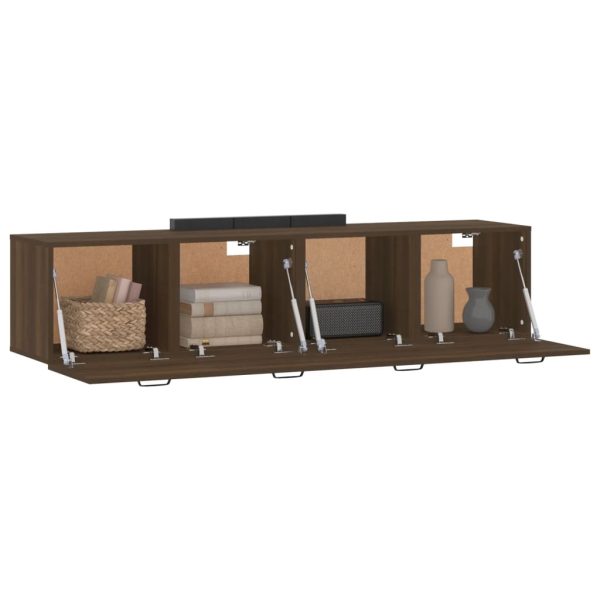 Mobili Parete 2 Pz Rovere Marrone 60x36,5x35 Cm In Multistrato - Image 4