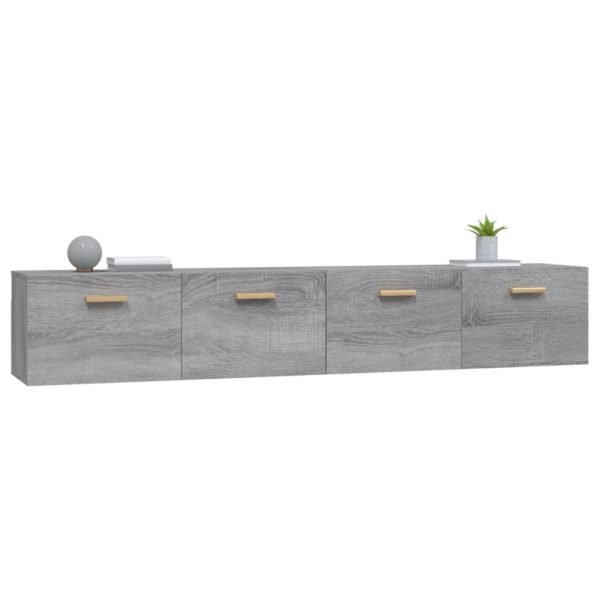 Mobili Parete 2 Pz Grigio Sonoma 100x36,5x35 Cm In Multistrato - Image 5