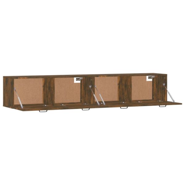 Mobili Parete 2 Pz Rovere Fumo 100x36,5x35 Cm Legno Multistrato - Image 5
