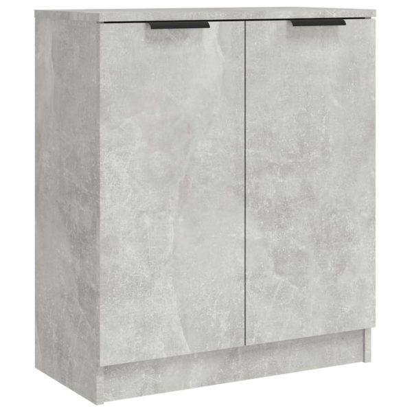 Credenze 3 Pz Grigio Cemento In Legno Multistrato - Image 4