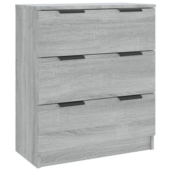Credenze 3 Pz Grigio Sonoma In Legno Multistrato - Image 3