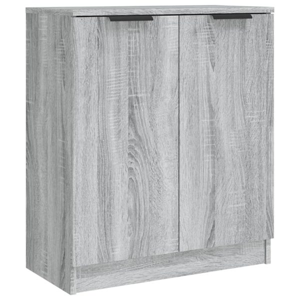 Credenze 3 Pz Grigio Sonoma In Legno Multistrato - Image 4