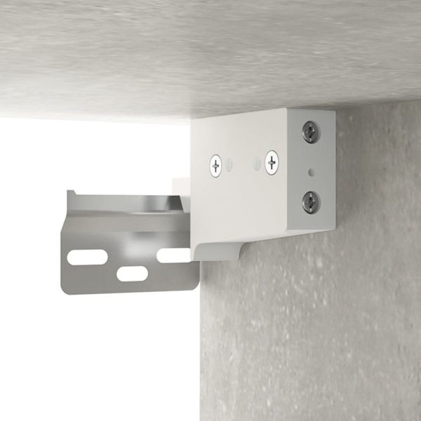 Set Di Mobili Da Bagno 2 Pz Grigio Cemento In Legno Multistrato - Image 5