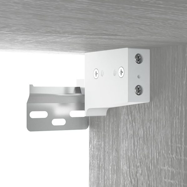 Set Mobili Da Bagno 2 Pz Grigio Sonoma In Legno Multistrato - Image 5
