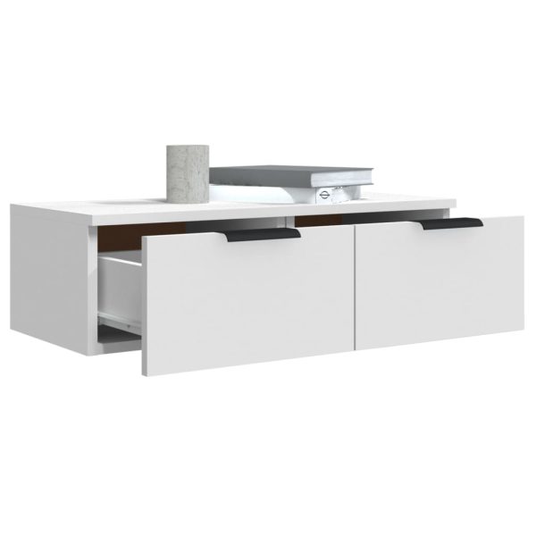 Mobili Pensili 2 Pz Bianchi 68x30x20 Cm Legno Multistrato - Image 5
