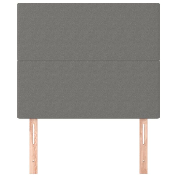 Testiere 2 Pz Grigio Scuro 100x5x78/88 Cm In Tessuto - Image 3
