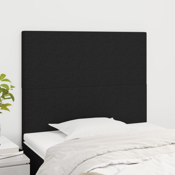 Testiere 2 Pz Nero 100x5x78/88 Cm In Tessuto