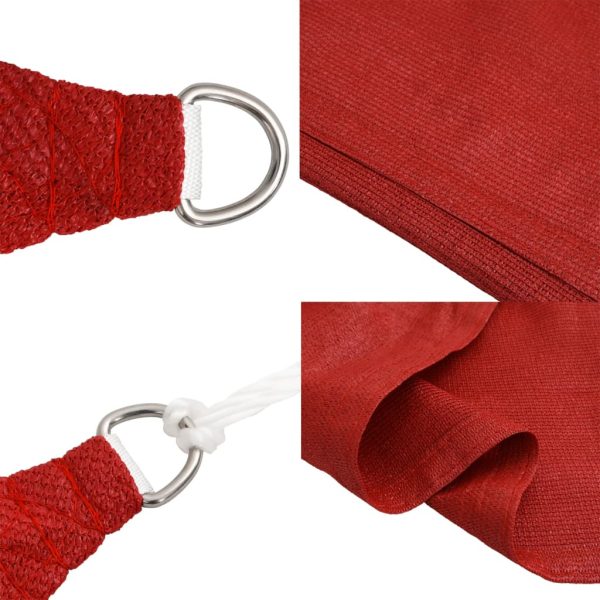 Vela Parasole 160 G/m² Rossa 4x4 M In Hdpe - Image 6