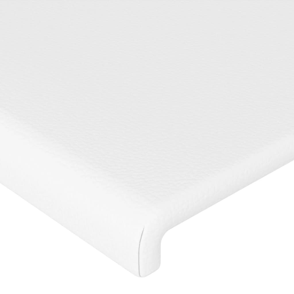 Testiera 2 Pz Bianca 90x5x78/88 Cm In Similpelle - Image 4