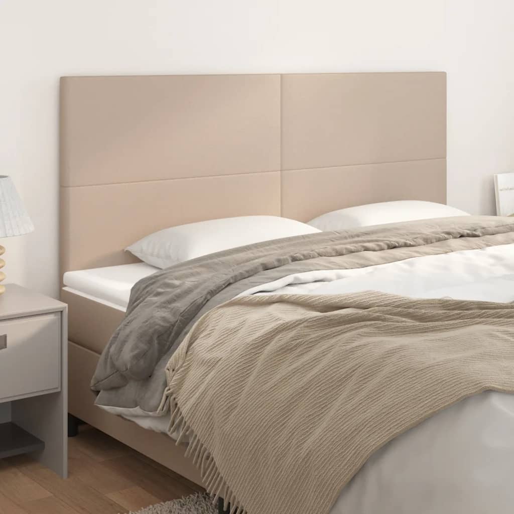 Testiere 4 Pz Cappuccino 90x5x78/88 Cm In Similpelle
