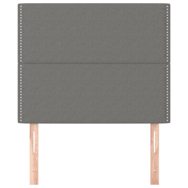 Testiere 2 Pz Grigio Scuro 100x5x78/88 Cm In Tessuto - Image 3