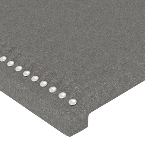 Testiere 2 Pz Grigio Scuro 100x5x78/88 Cm In Tessuto - Image 4