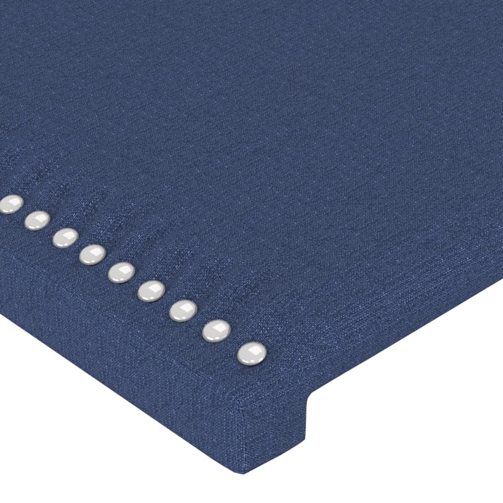 Testiera 4 Pz Blu 80x5x78/88 Cm In Tessuto - Image 4