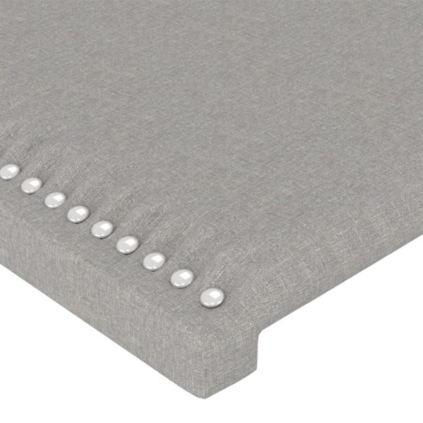 Testiere 4 Pz Grigio Chiaro 100x5x78/88 Cm In Tessuto - Image 4
