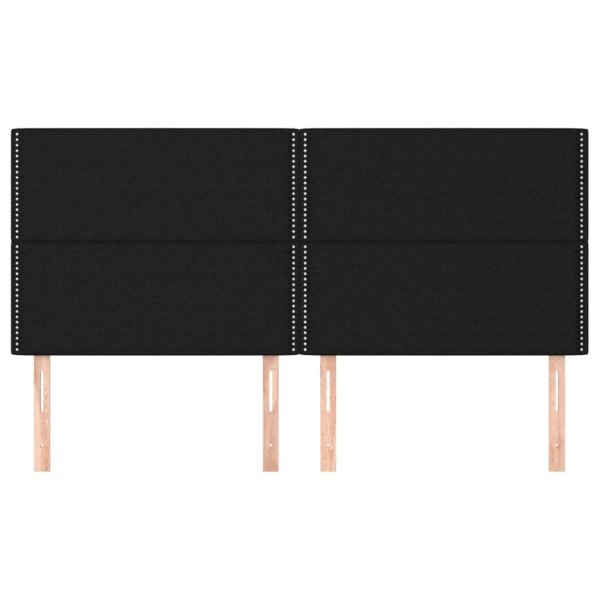 Testiere 4 Pz Nero 100x5x78/88 Cm In Tessuto - Image 3
