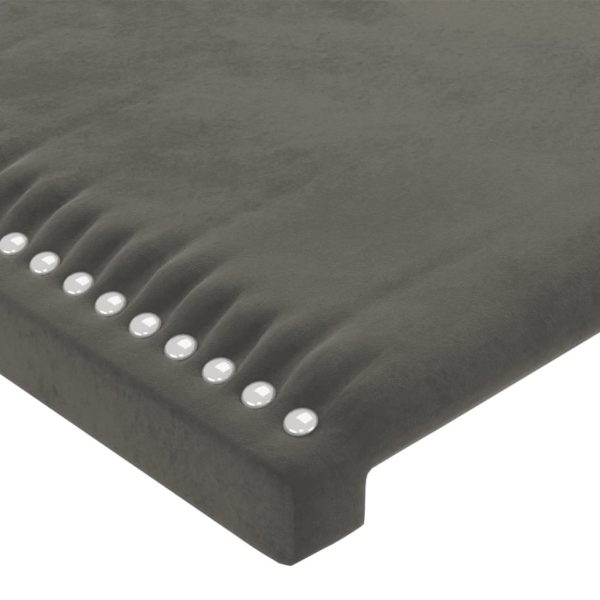 Testiere 4 Pz Grigio Scuro 72x5x78/88 Cm In Velluto - Image 4