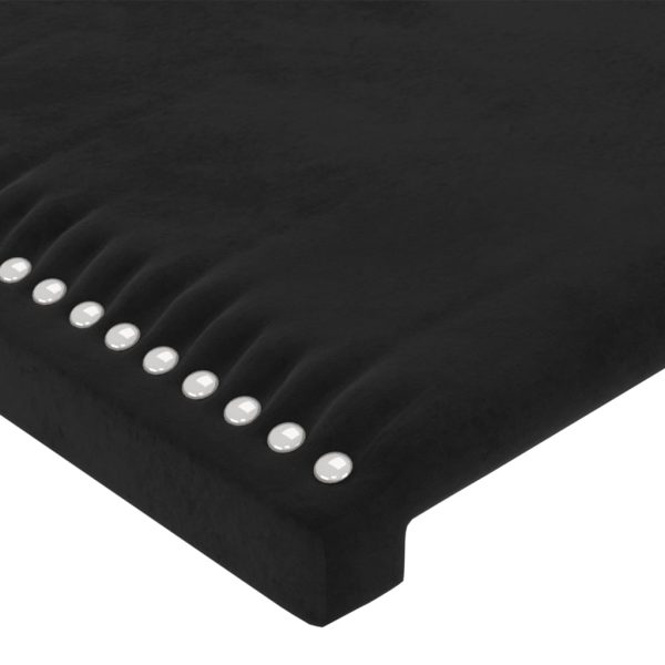 Testiere 4 Pz Nere 72x5x78/88 Cm In Velluto - Image 4
