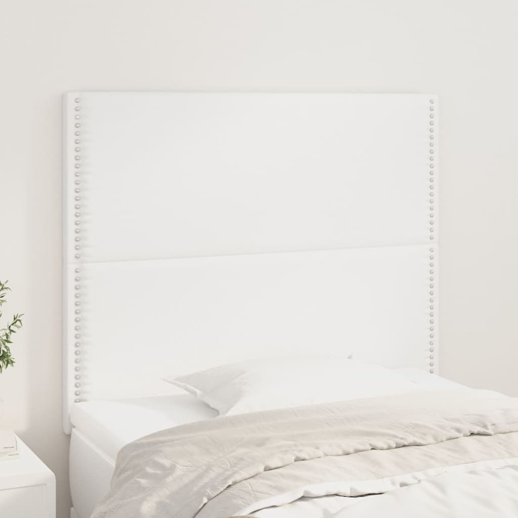 Testiere 2 Pz Biancho 100x5x78/88 Cm In Similpelle