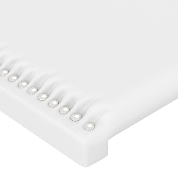 Testiere 2 Pz Biancho 100x5x78/88 Cm In Similpelle - Image 4