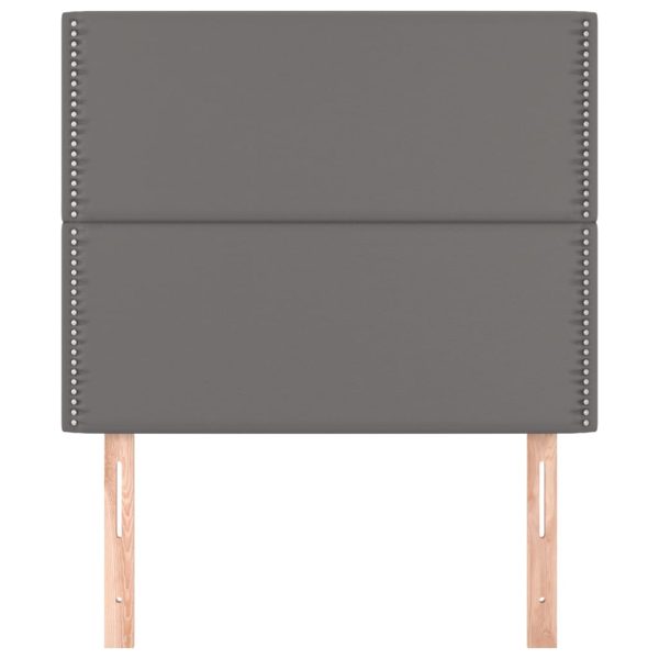 Testiere 2 Pz Grigie 100x5x78/88 Cm In Similpelle - Image 3