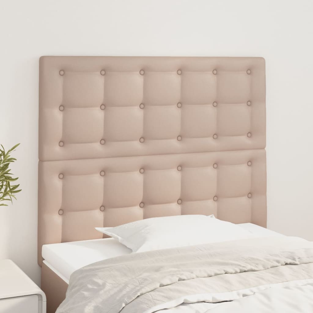 Testiere 2 Pz Cappuccino 90x5x78/88 Cm In Similpelle