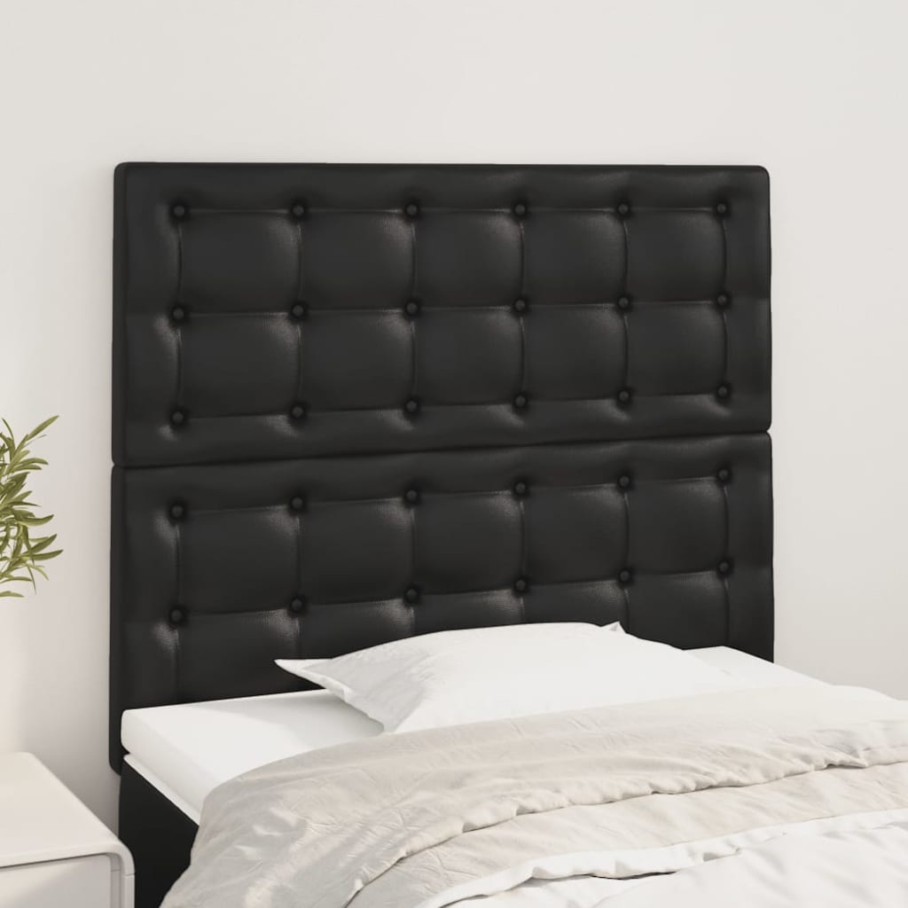 Testiere 2 Pz Nere 100x5x78/88 Cm In Similpelle