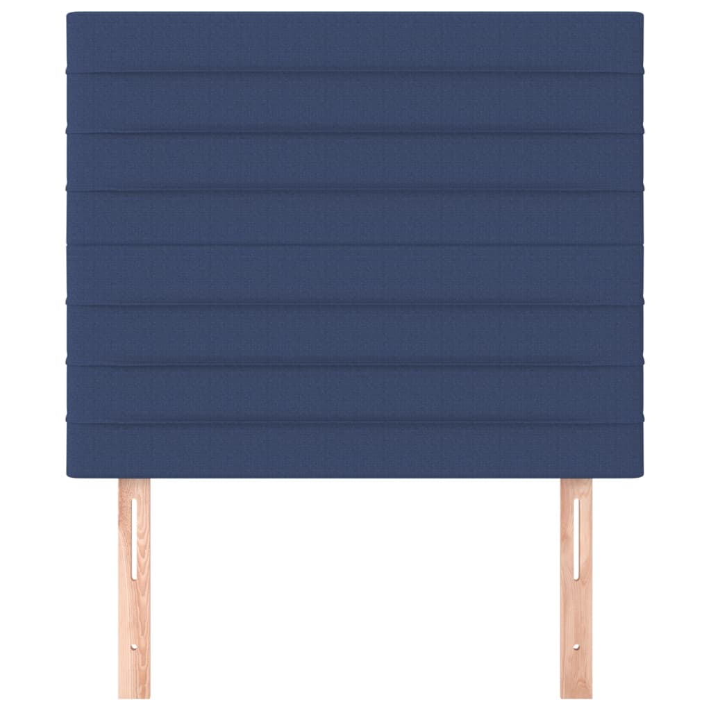 Testiera 2 Pz Blu 100x5x78/88 Cm In Tessuto - Image 3