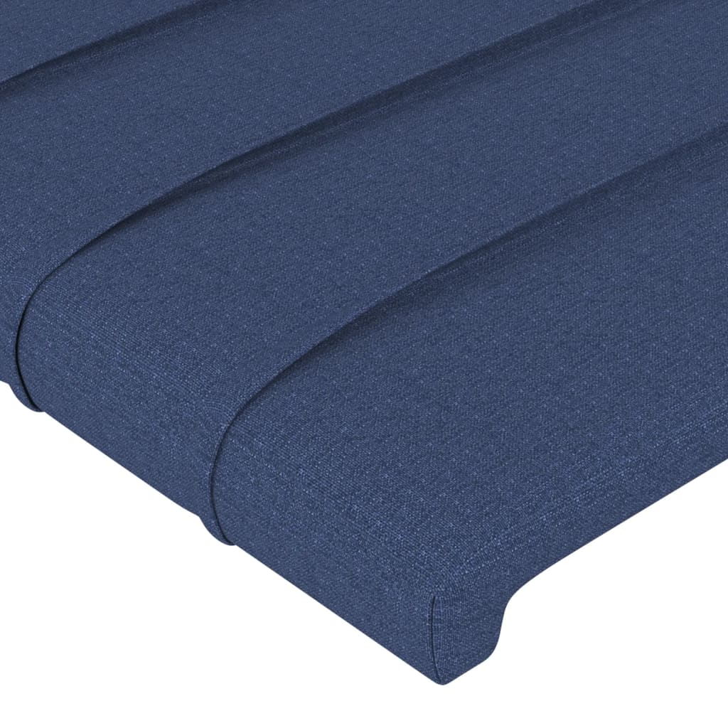 Testiera 2 Pz Blu 100x5x78/88 Cm In Tessuto - Image 4