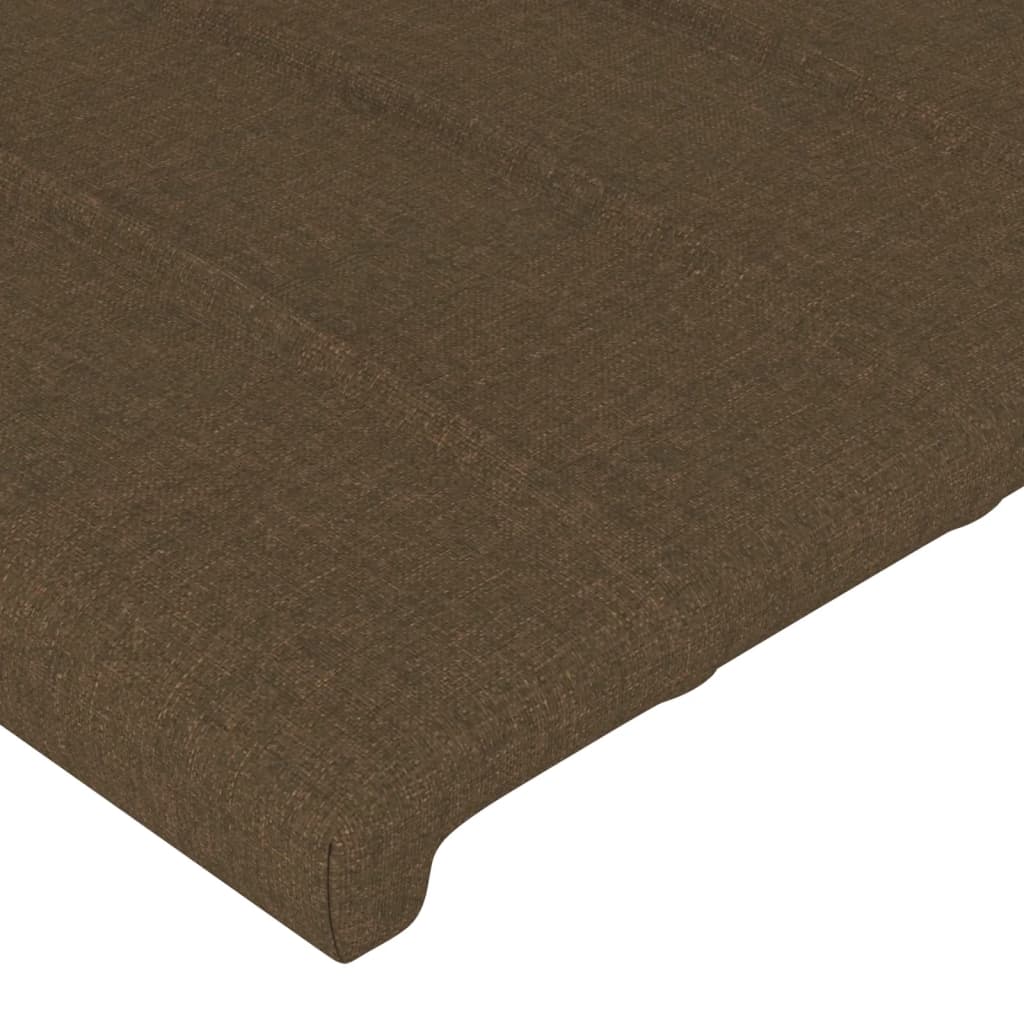 Testiera 2 Pz Marrone Scuro 90x5x78/88 Cm In Tessuto - Image 4